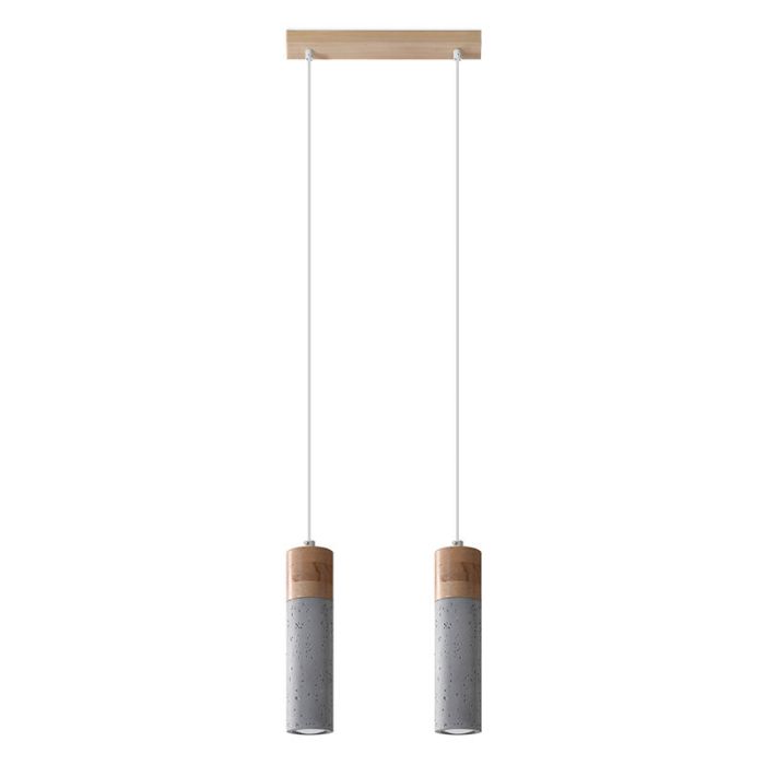 Betonowa lampa wisząca brązowa, Ferron