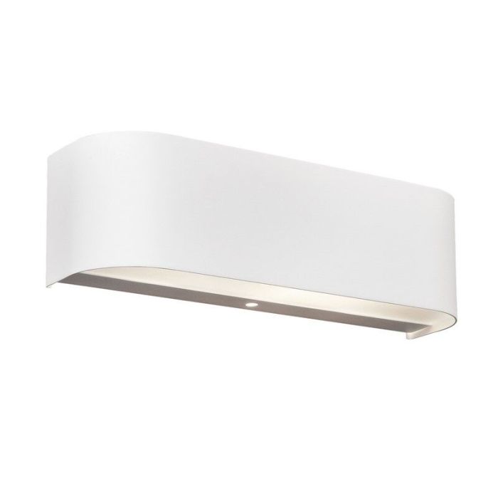Biały kinkiet up down szklany, Tomaso, 3,1W, 3000K LED