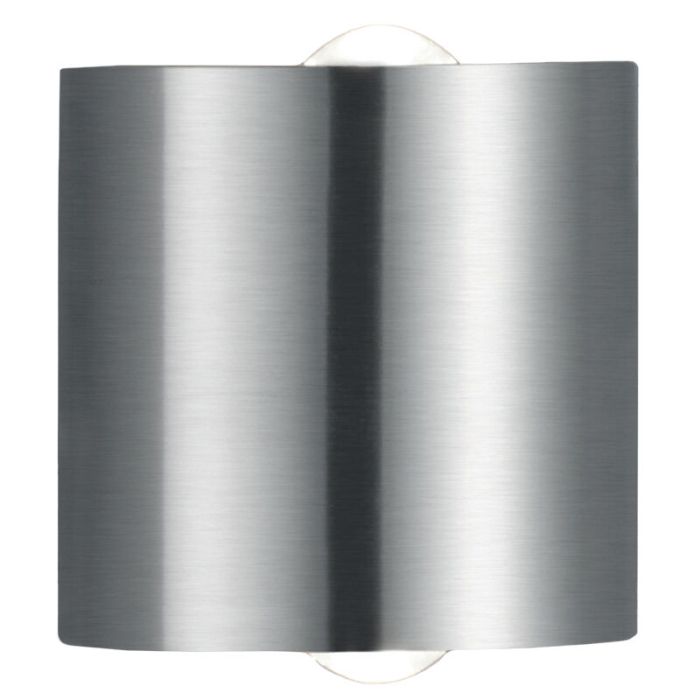 Niklowy kinkiet up down metalowy, Alwyn, 3,2W, 3000K LED