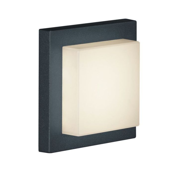 Antracytowa lampa zewnętrzna aluminiowa, Bletchley, 3,5W, 3000K LED, IP54