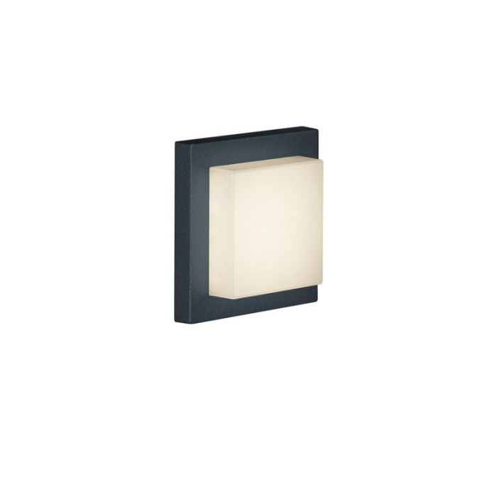 Antracytowa lampa zewnętrzna aluminiowa, Bletchley, 3,5W, 3000K LED, IP54