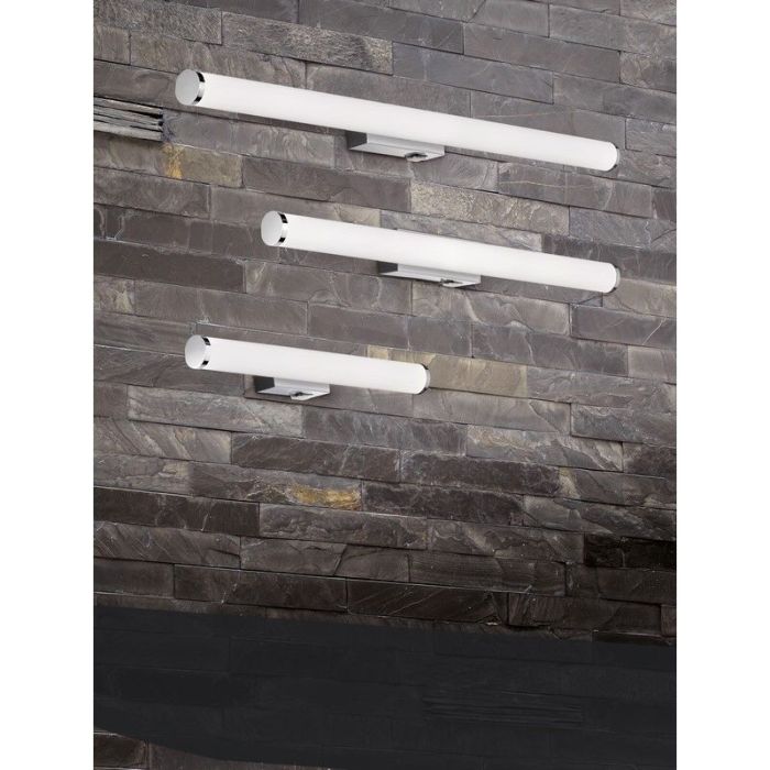Chromowany oświetlenie lustra nowoczesny, Staby, 8,6W, 3000K LED, IP44, z przełącznik