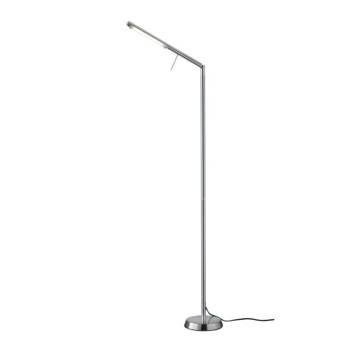 Chromowana lampa stojąca nowoczesna, Rebel, 6W, 3000K LED, z dotykowy ściemniacz