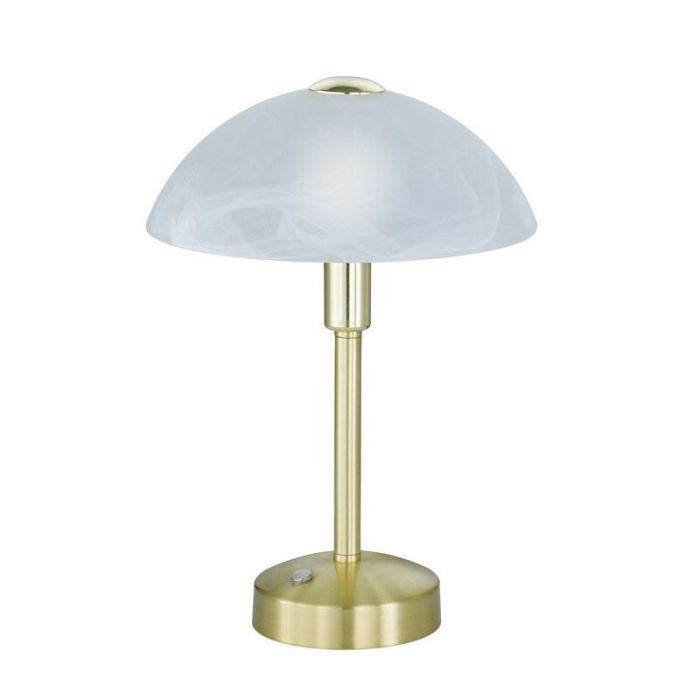 Mosiądz lampa biblioteczna klasyczna, Notaris, 4W, 3000K LED, z przełącznik