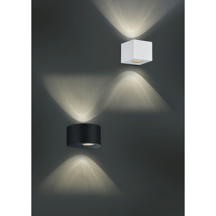 Biała lampa zewnętrzna design, Sandby, 2W, 3000K LED, IP44