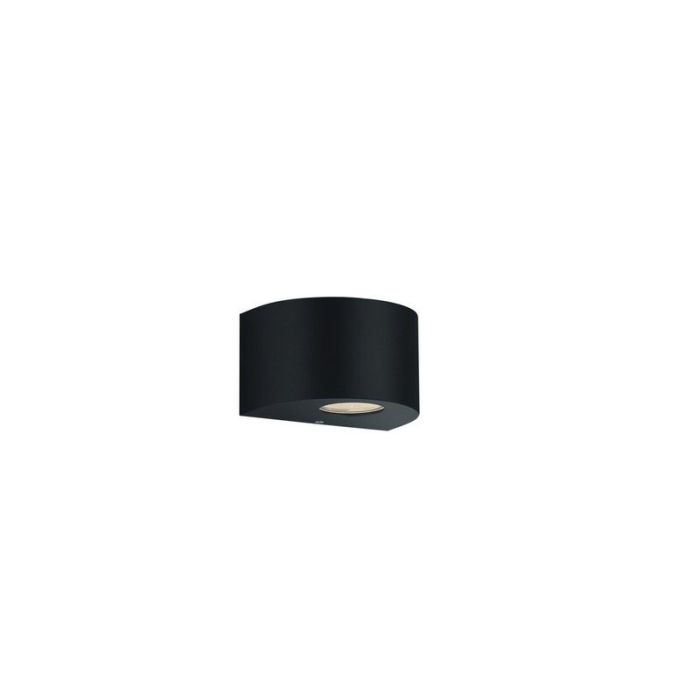 Czarna lampa zewnętrzna design, Sandkas, 2W, 3000K LED, IP44