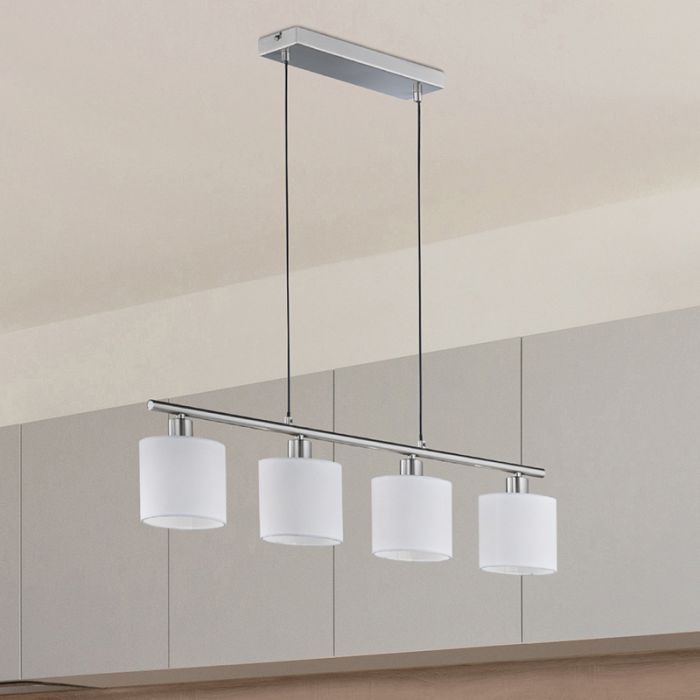 Niklowa lampa wisząca nowoczesna, Koge