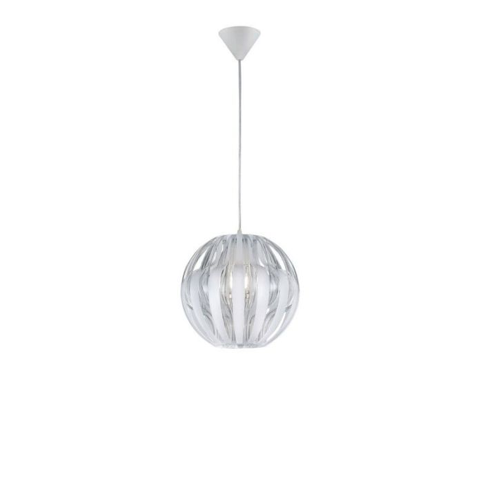 Biała lampa wisząca nowoczesna, Yannay