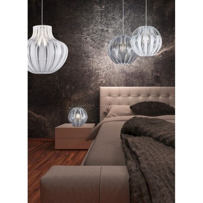 Biała lampa wisząca nowoczesna, Yannay