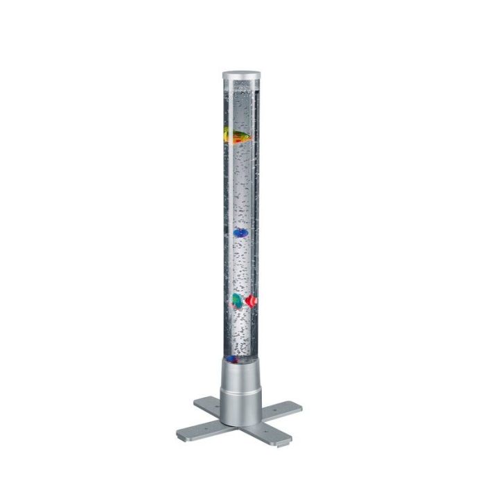 Srebrna lampa stołowa dla dzieci nowoczesna, Nautica, 2,4W, 3000K LED, z przełącznik