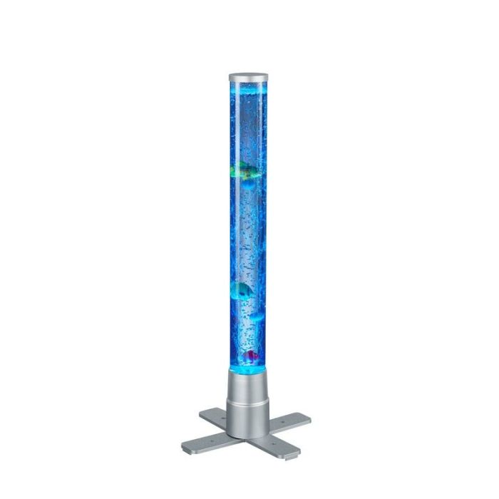 Srebrna lampa stołowa dla dzieci nowoczesna, Nautica, 2,4W, 3000K LED, z przełącznik