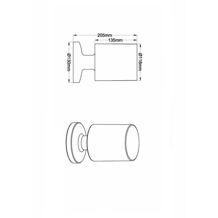 Biała lampa stołowa ogrodowa plastikowa, Wiesje, 1,5W, 3000K LED, IP44, z przełącznik