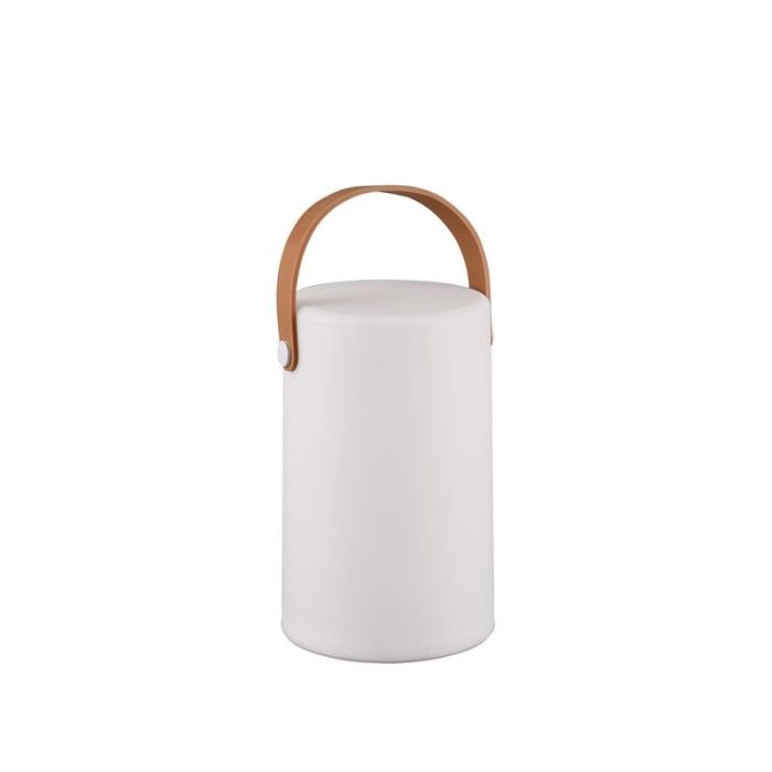 Biała lampa stołowa ogrodowa nowoczesna, Marso, 1W, 3000K LED, IP44, z przełącznik