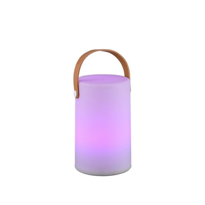 Biała lampa stołowa ogrodowa nowoczesna, Marso, 1W, 3000K LED, IP44, z przełącznik