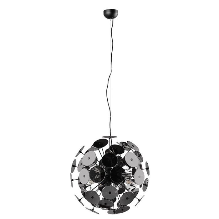 Czarna lampa wisząca nowoczesna, Xinhe