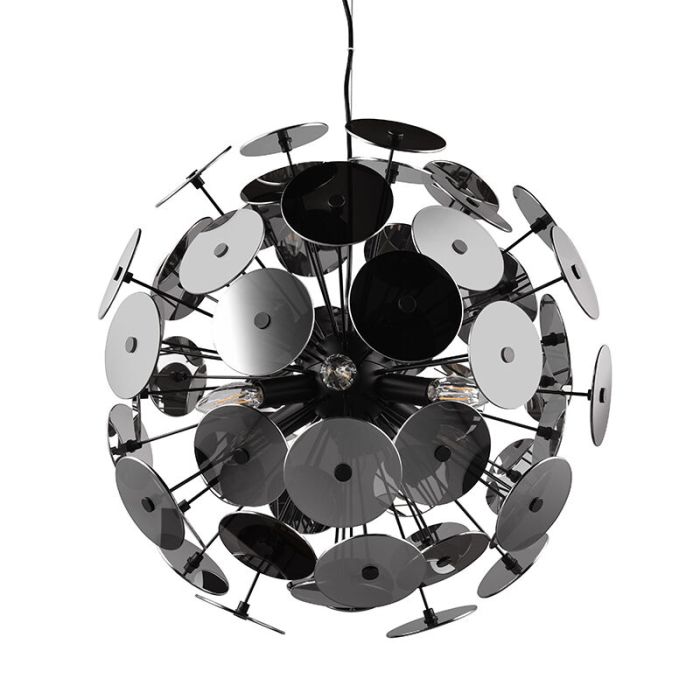 Czarna lampa wisząca nowoczesna, Xinhe