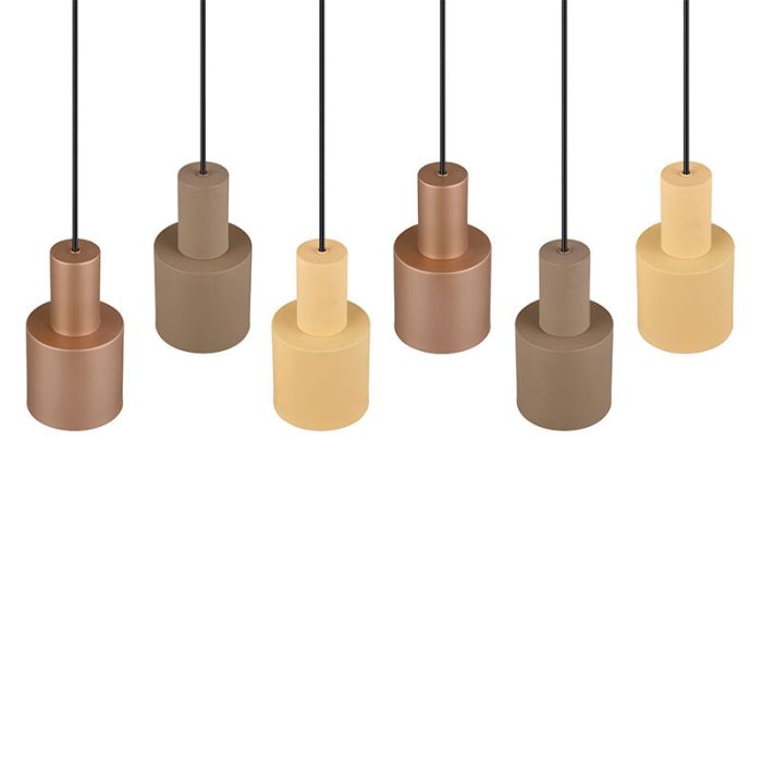 Ciemnoszara lampa wisząca nowoczesna, Amila