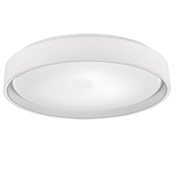 Biały plafon sufitowy plastikowy, Deon, 24W, regulowana ciepła do zimnej bieli LED