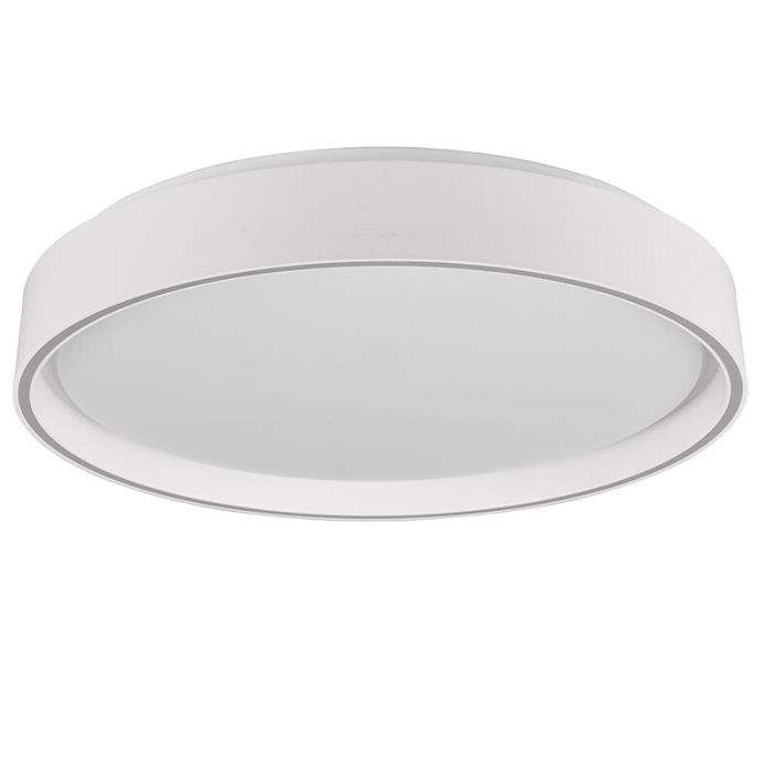 Biały plafon sufitowy plastikowy, Deon, 24W, regulowana ciepła do zimnej bieli LED