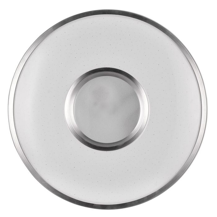Biały plafon sufitowy plastikowy, Franz, 21W, RGBW LED, z pilot