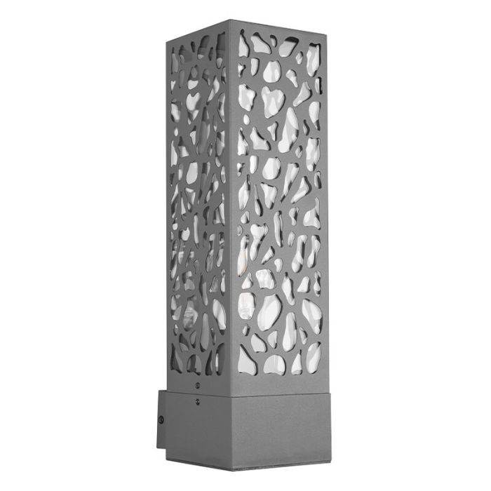 Antracytowa lampa zewnętrzna nowoczesna, Tobias, IP44