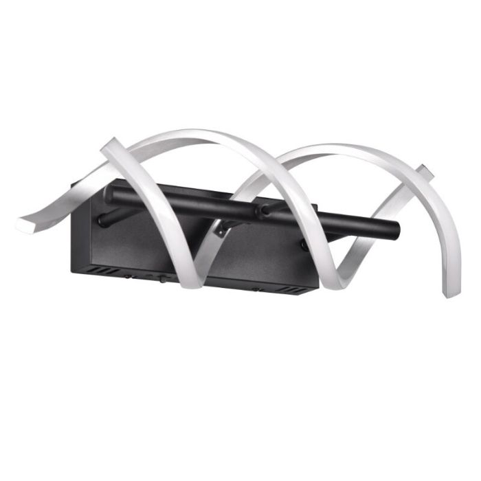 Chromowany kinkiet design, Sylvian, 22W, regulowana ciepła do zimnej bieli LED, ściemniana w 3 krokach
