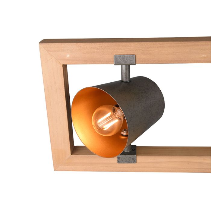 Niklowa lampa wisząca vintage, Keira