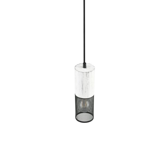 Czarna lampa wisząca vintage, Marjet