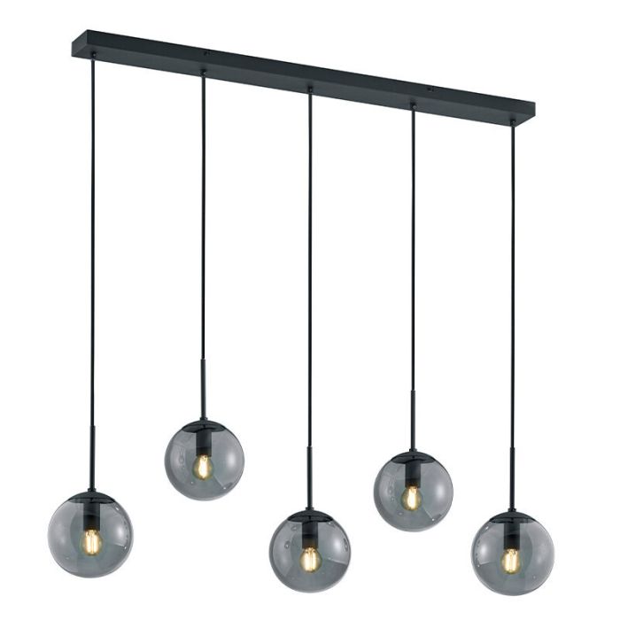 Antracytowa lampa wisząca nowoczesna, Resi