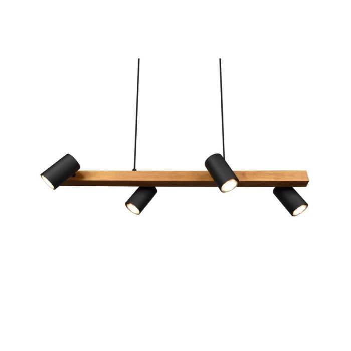 Czarna lampa wisząca nowoczesna, Kaso