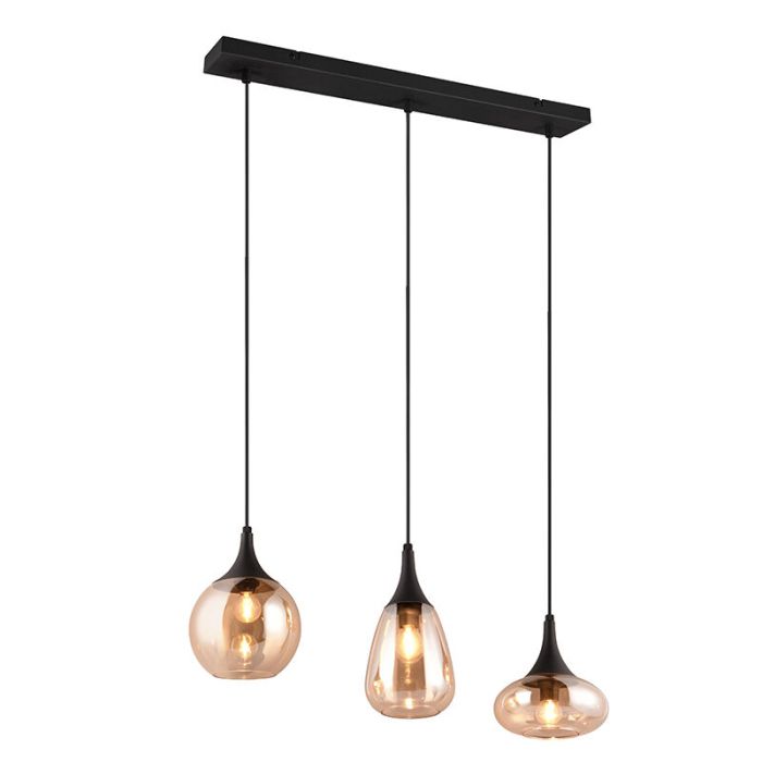Bursztynowa lampa wisząca design, Sybren