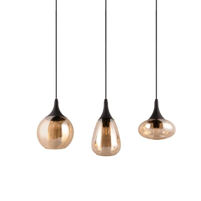 Bursztynowa lampa wisząca design, Sybren