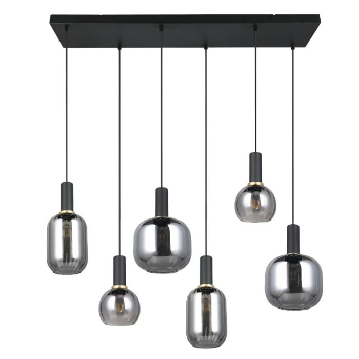 Szara lampa wisząca design, Nurullah