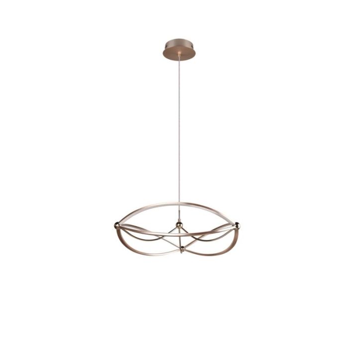 Mosiądz lampa wisząca nowoczesna, Remy, 42W, 3000K LED