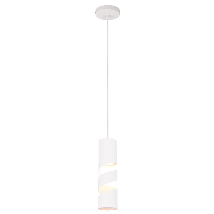 Biała lampa wisząca design, Marouan