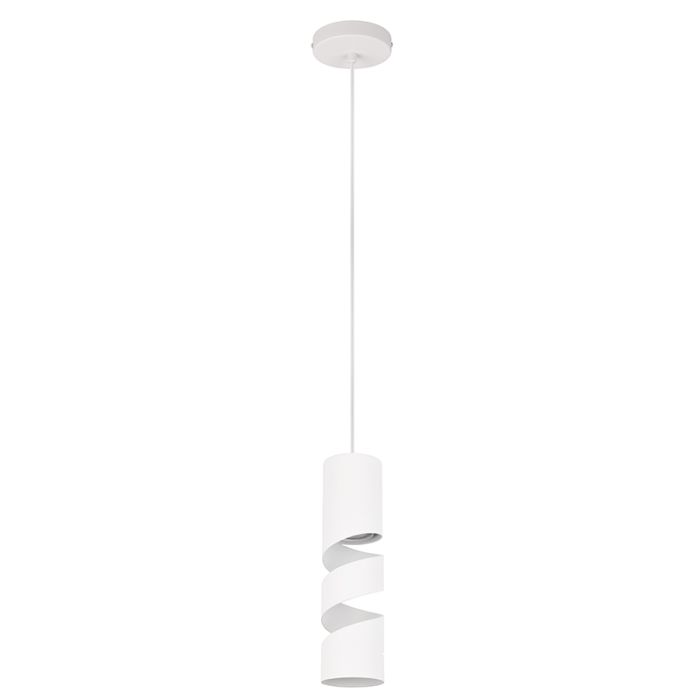 Biała lampa wisząca design, Marouan