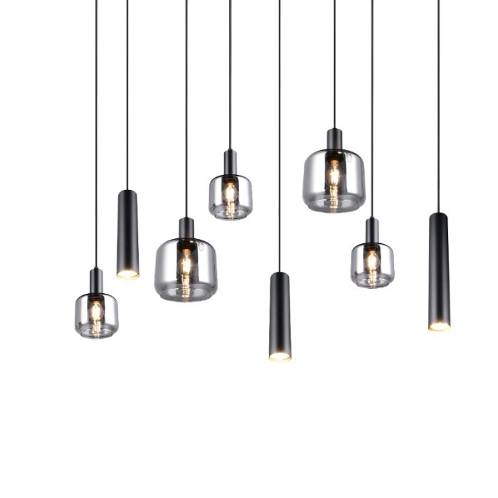 Czarna lampa wisząca design, Lahcen