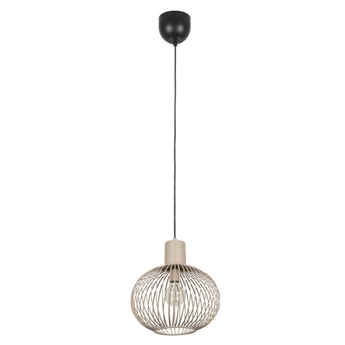 Beżowa lampa wisząca industrialna, Gjalt