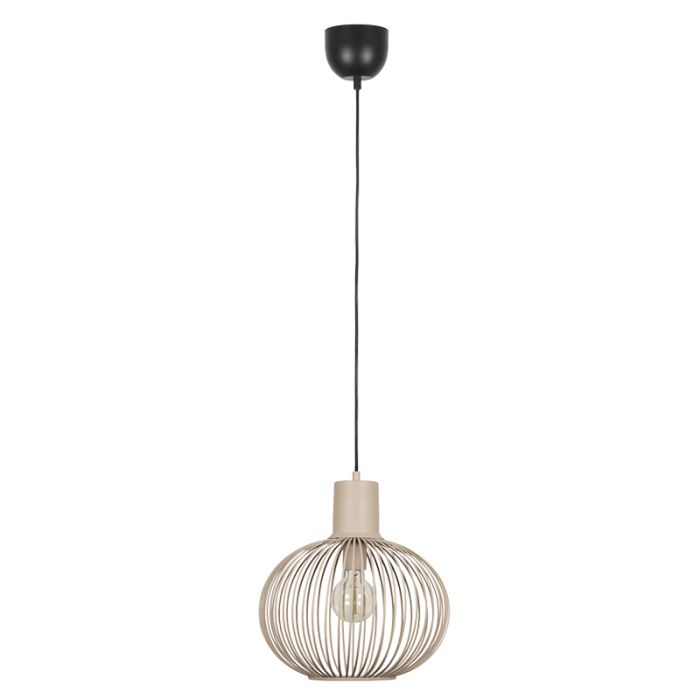 Beżowa lampa wisząca industrialna, Gjalt