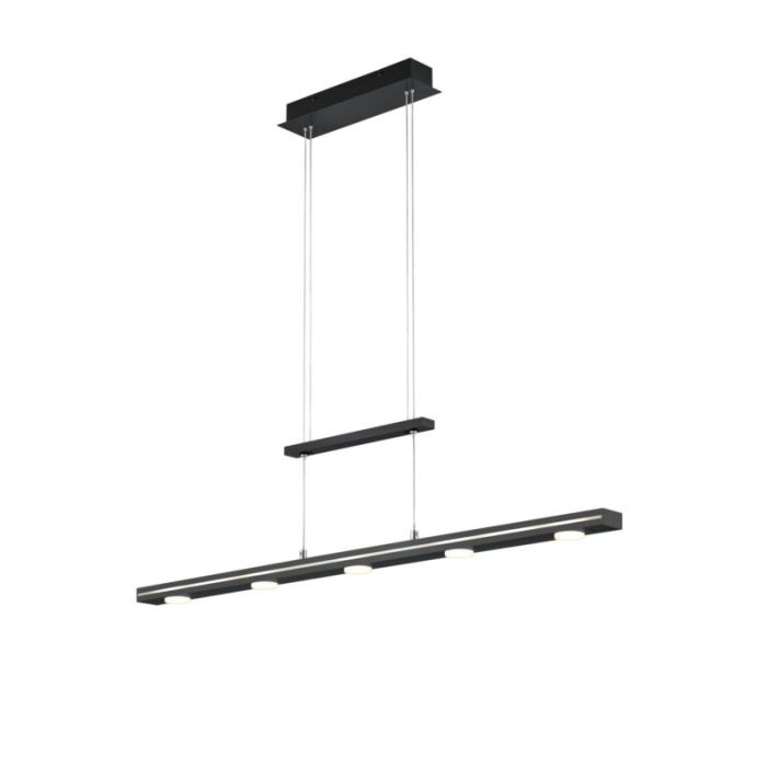 Czarna lampa wisząca nowoczesna, Awa, 3,5W, regulowana ciepła do zimnej bieli LED