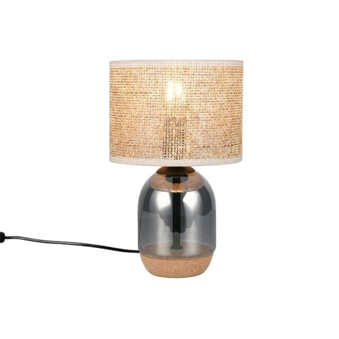 Chromowana lampa stołowa rustykalna, Madui
