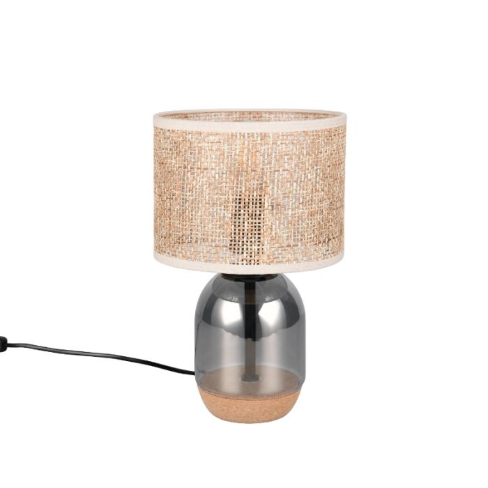 Chromowana lampa stołowa rustykalna, Madui