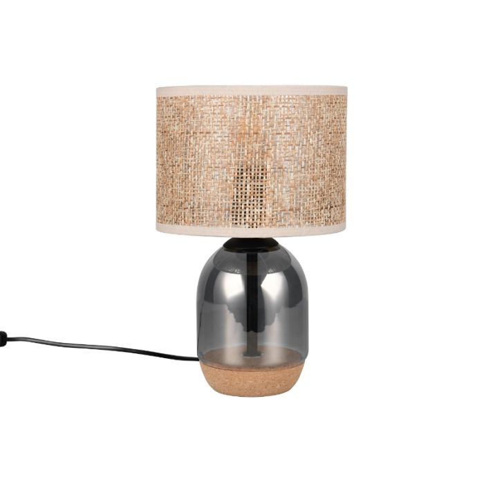 Chromowana lampa stołowa rustykalna, Madui