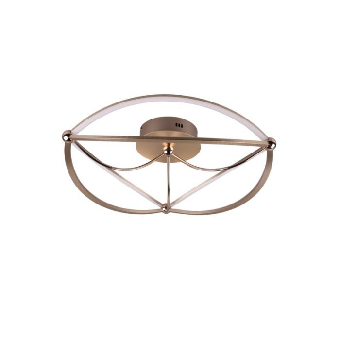 Mosiądz plafon sufitowy nowoczesny, Remy, 42W, 3000K LED
