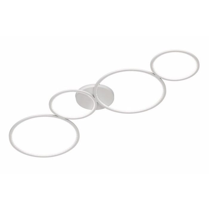 Biały plafon sufitowy nowoczesny, Robon, 37W, 3000K LED