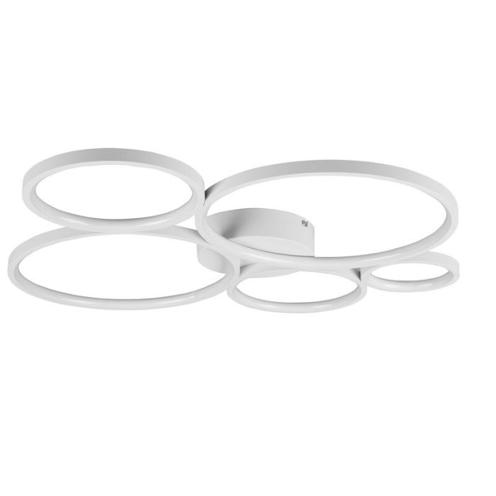 Biały plafon sufitowy nowoczesny, Robon, 49W, 3000K LED