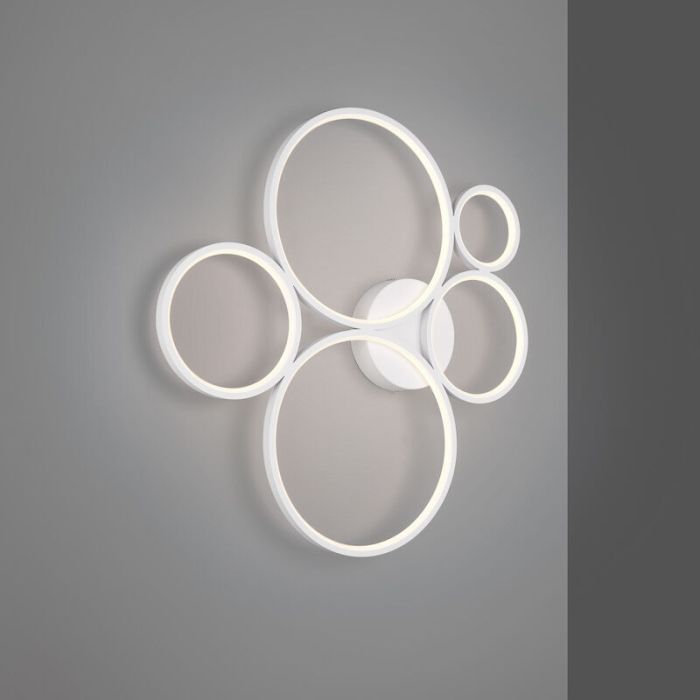 Biały plafon sufitowy nowoczesny, Robon, 49W, 3000K LED