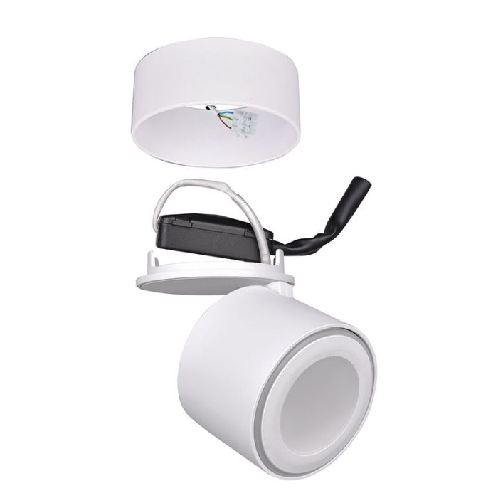 Biały plafon sufitowy nowoczesny, Jorno, 3,5W, 3000K LED
