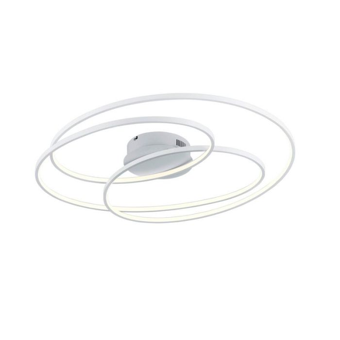 Biały plafon sufitowy nowoczesny, Sabra, 50W, 3000K LED