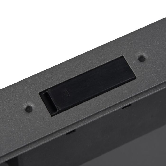 Antracytowa lampa zewnętrzna metalowa, Rolina, 14W, regulowana ciepła do zimnej bieli LED, IP54, ściemniana w 3 krokach